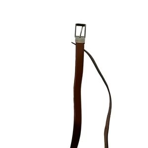 Perry Ellis Faux Leather Brown Belt 44" Mens L